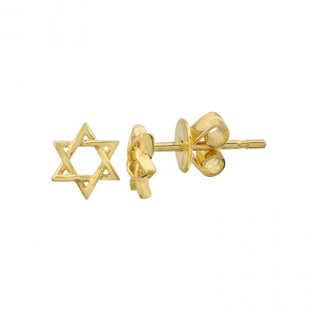 Star of David earrings
