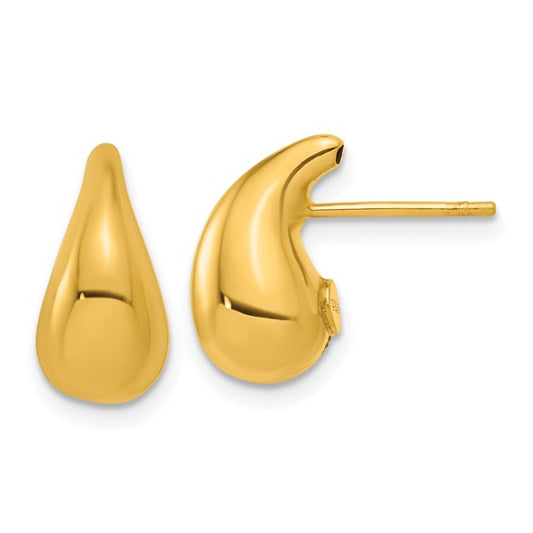 14k  Tear Drop Earring Small