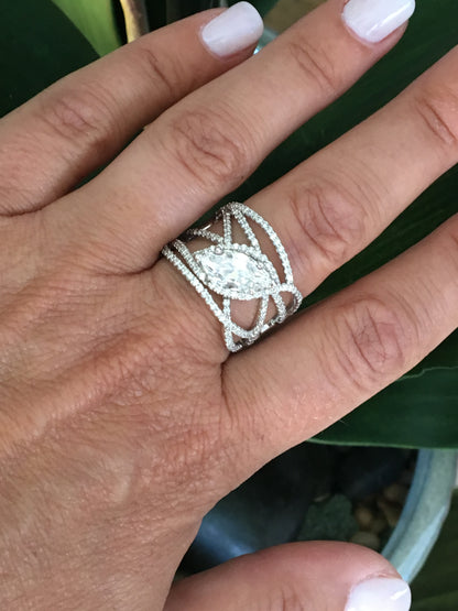 Pear Shape Diamond ring
