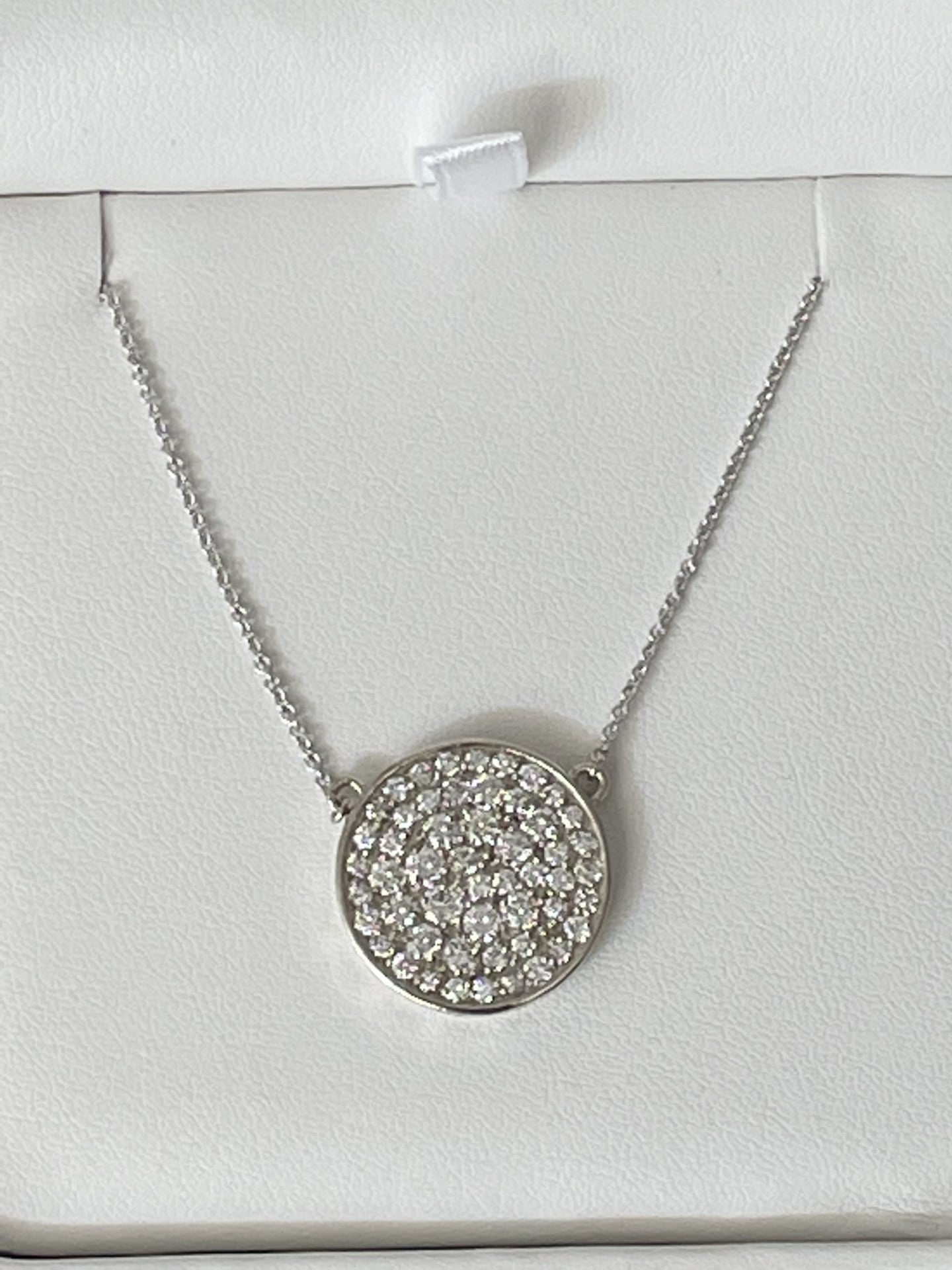 yellow and white gold diamond circle pendants